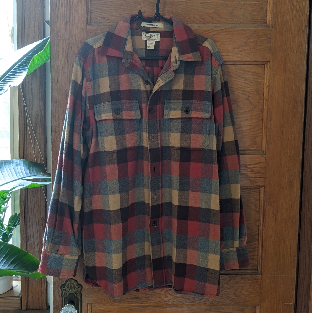 L.L. Bean Chamois Flannel Shirt
